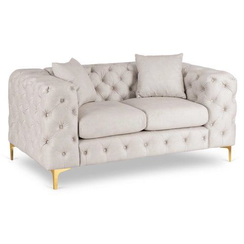 Диван MEBEL ELITE SORRENTO 2S Кремовое фотография