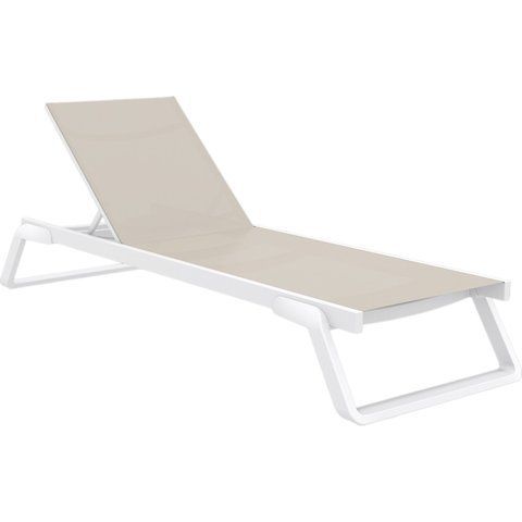 Шезлонг Siesta Onto Tropic White Taupe