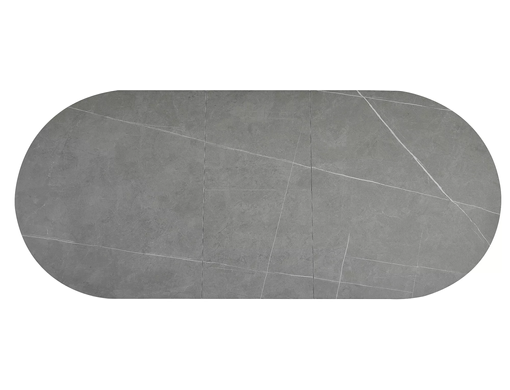 Стіл Розкладний GASTON CERAMIC Signal1 40(180)x80 Сірий/ Чорний Мат фотографія