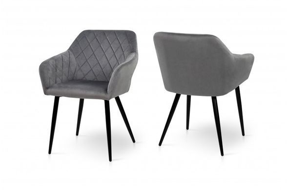 Кресло Акура Микс Мебель серый/Черный фотография