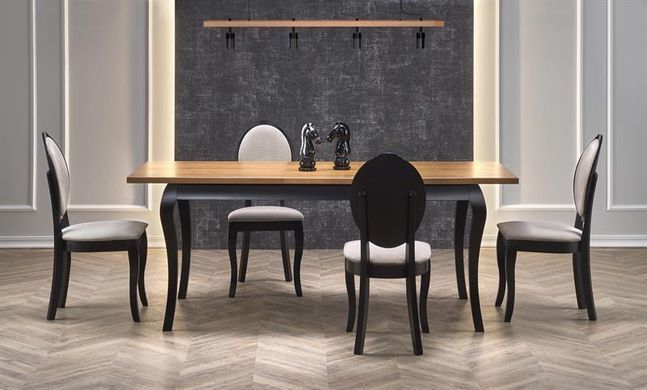 Стіл розкладний WINDSOR Halmar 160/240x90 Дуб фотографія