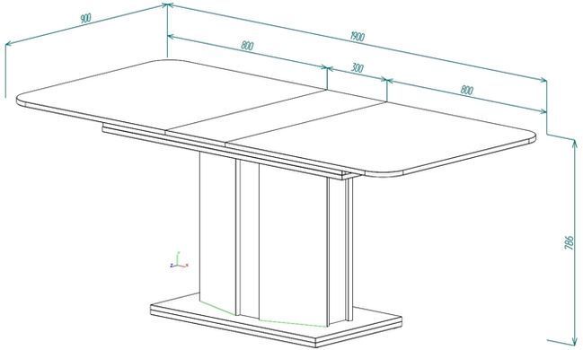 Стол раскладной CRYSTAL D/S MAX Intarsio 160(220)x90 стоун бейж/шелковый камень фотография