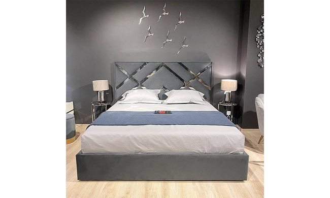 Кровать МЕДЖИК Prestol 180x200 Графит фотография