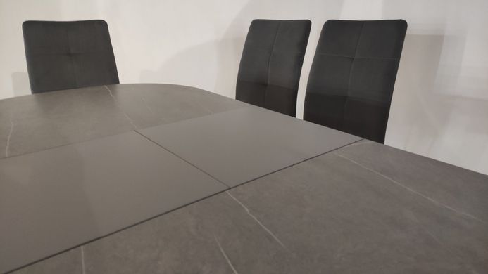 Стіл розкладний TML-865-1 VETRO 120x80 Айс Грей фотографія