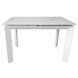 Стол Обеденный VERMONT STATURARIO WHITE Concepto 120/170x80 Керамика Глянець / Белый