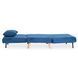 Кресло раскладное MEBEL ELITE MARRY Velvet Синий