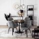 Стілець поворотний оксамитовий MEBEL ELITE LUNA Velvet Сірий