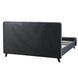 Ліжко двоспальне оксамитове MEBEL ELITE LINO Velvet 160x200 см Сірий