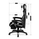 Стул офисный поворотный MEBEL ELITE MAXIMO, черный / белый