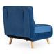 Кресло раскладное MEBEL ELITE MARRY Velvet Синий
