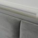 Кровать бархатная MEBEL ELITE MANDA Velvet 160x200 см Серый