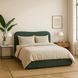 Кровать двуспальная MEBEL ELITE BRISTOL 160x200 см Зеленый фотография