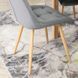 Стул бархатный MEBEL ELITE RODRI Velvet Серый/Натуральный
