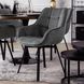 Стілець поворотний оксамитовий MEBEL ELITE LUNA Velvet Сірий