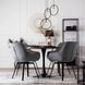 Стілець поворотний оксамитовий MEBEL ELITE LUNA Velvet Сірий