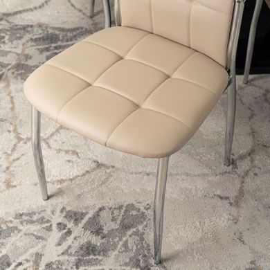 Стул MEBEL ELITE MOLLY, экокожа Беж фотография