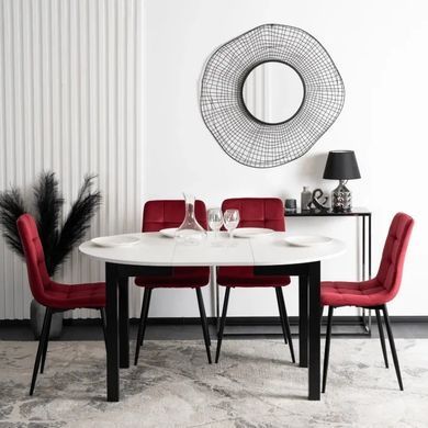 Стул бархатный MEBEL ELITE PERU Velvet, Бордовый фотография