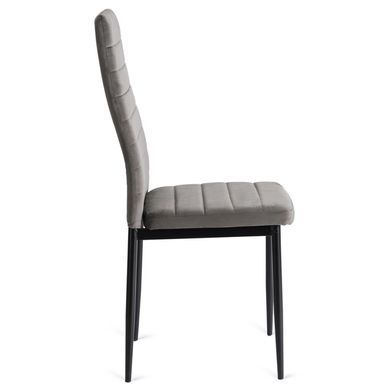 Стул бархатный MEBEL ELITE NARIS Velvet Серый фотография