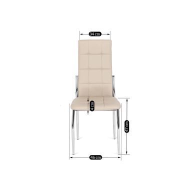 Стул MEBEL ELITE MOLLY, экокожа Беж фотография