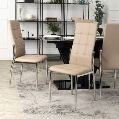 Стул MEBEL ELITE MOLLY, экокожа Беж фотография