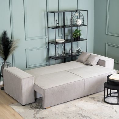 Диван MEBEL ELITE AMIR 247 см Серый фотография