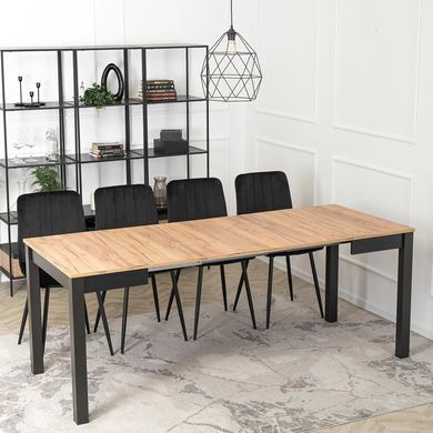 Стол раскладной MEBEL ELITE BEN 80(200)х80 см Дуб крафт фотография