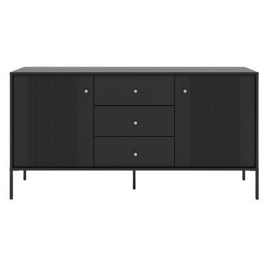 Комод MEBEL ELITE SOFT 154 Черный фотография