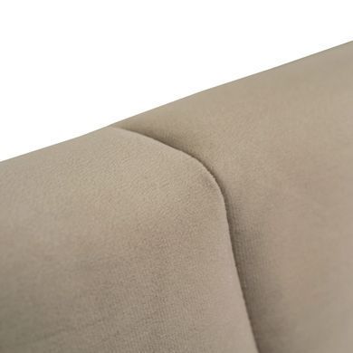 Ліжко двоспальне оксамитове 160x200 MEBEL ELITE SEWILLA Velvet Беж фотографія