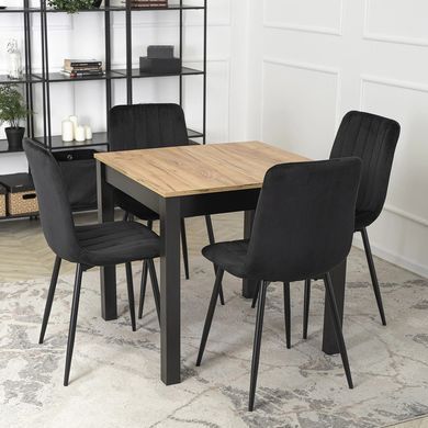 Стол раскладной MEBEL ELITE BEN 80(200)х80 см Дуб крафт фотография