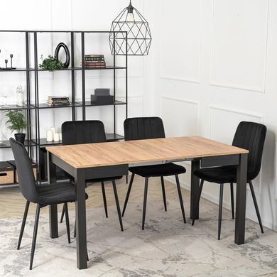 Стол раскладной MEBEL ELITE BEN 80(200)х80 см Дуб крафт фотография