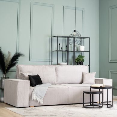 Диван MEBEL ELITE AMIR 247 см Серый фотография