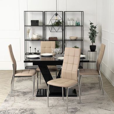 Стул MEBEL ELITE MOLLY, экокожа Беж фотография