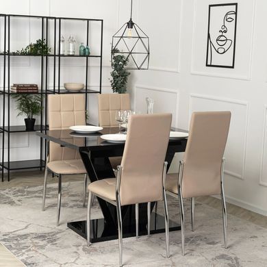 Стул MEBEL ELITE MOLLY, экокожа Беж фотография