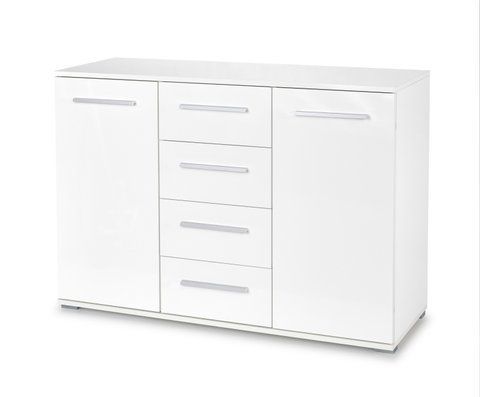 Комод LIMA KM-4&nbsp;Halmar 116x40 Білий фотографія