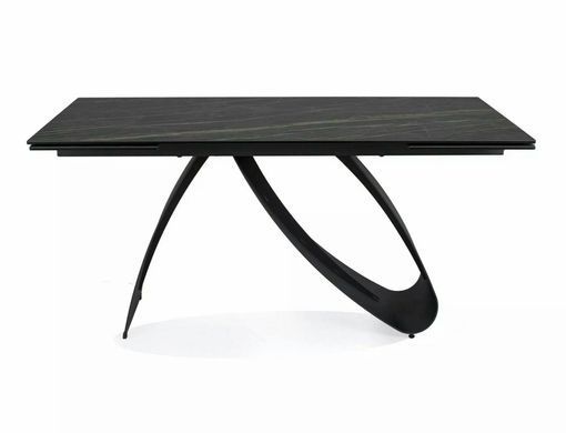 Стіл Обідній DIUNA CERAMIC Signal NOIR DESIRE 160(240)X90 Чорний Мат/ Чорний мат фотографія