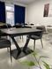 Стіл розкладний ELVI BLACK MARBLE Concepto 120(180)x80 Кераміка Матовий Чорний