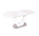 Стіл розкладний TML-865-1 VETRO 120x80 Білий Мармур
