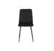 Стілець ETHAN Velvet Intarsio Чорний