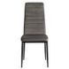 Стул бархатный MEBEL ELITE NARIS Velvet Серый