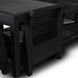 Комплект садових меблів MEBEL ELITE OKLAND Чорний