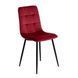 Стул бархатный MEBEL ELITE PERU Velvet, Бордовый фотография