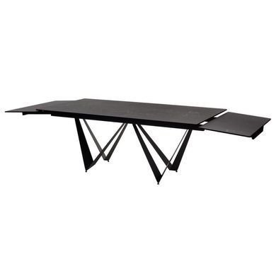 Стол раскладной FJORD BLACK MARBLE КЕРАМИКА 200-300 см Concepto Черный фотография