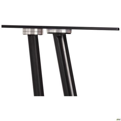 Стіл Umberto AMF 120X70 Чорний/скло тоноване сіре фотографія