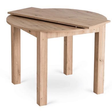 Комплект стіл MEBEL ELITE HARRY 102(142)х102 см,, дубовий ремісник, та 4 стільців FREDY, сірого кольору фотографія