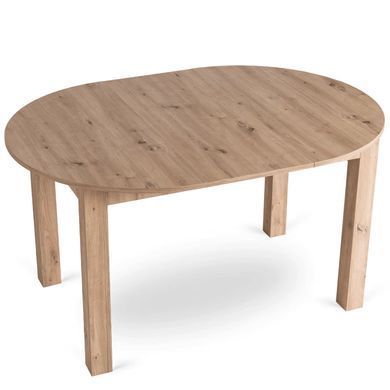 Комплект стіл MEBEL ELITE HARRY 102(142)х102 см,, дубовий ремісник, та 4 стільців FREDY, сірого кольору фотографія