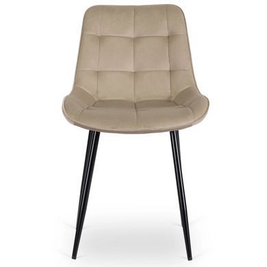 Стул бархатный MEBEL ELITE CHRIS Velvet Беж фотография