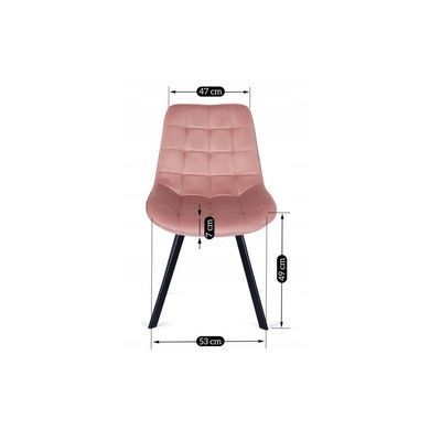 Стул бархатный MEBEL ELITE RICK Velvet Розовый фотография