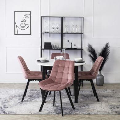 Стул бархатный MEBEL ELITE RICK Velvet Розовый фотография