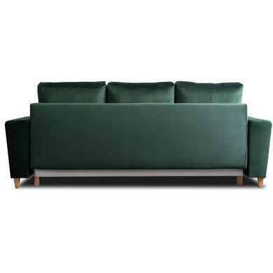 Диван 3-х місний оксамитовий MEBEL ELITE EMIL Velvet 230 см Зелений фотографія