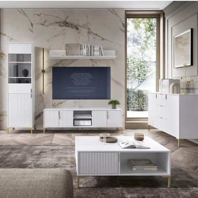 Витрина TORELLO MEBEL ELITE 190 Белый фотография